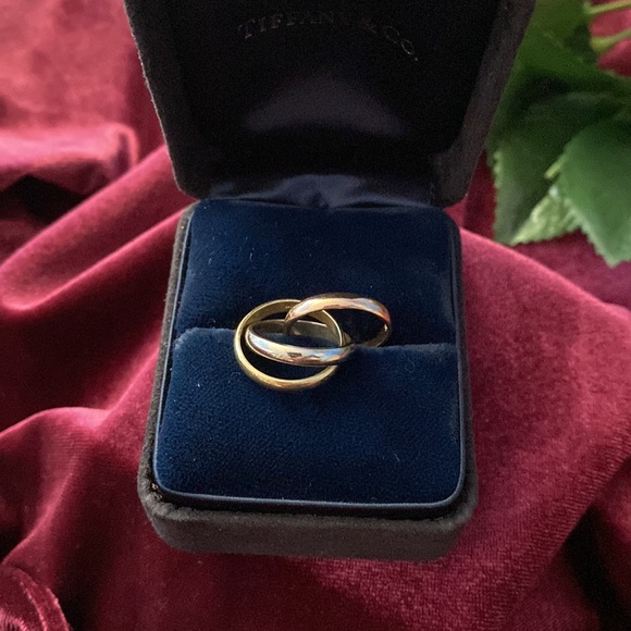 Cartier  18k trinity 3 tone gold , small ring - Picture 4 of 12